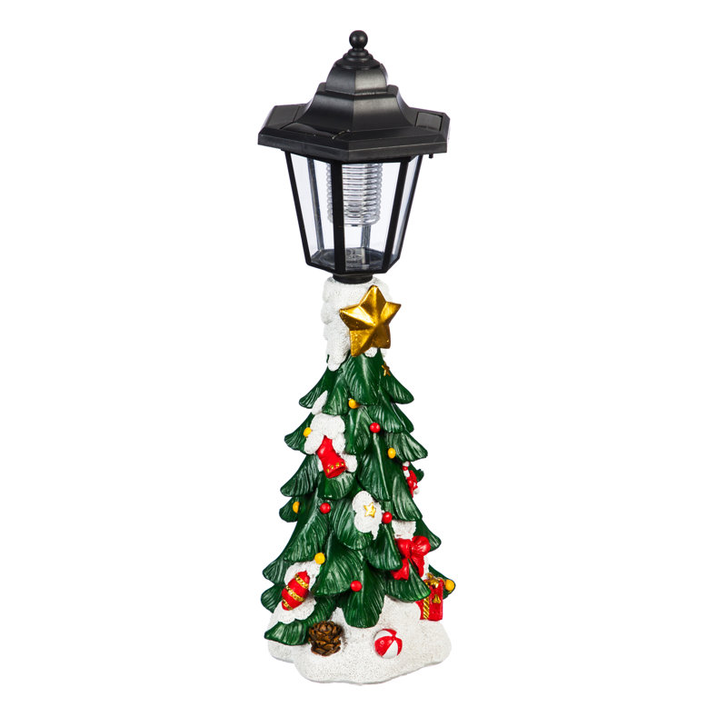 Figurine de lampe solaire des fêtes