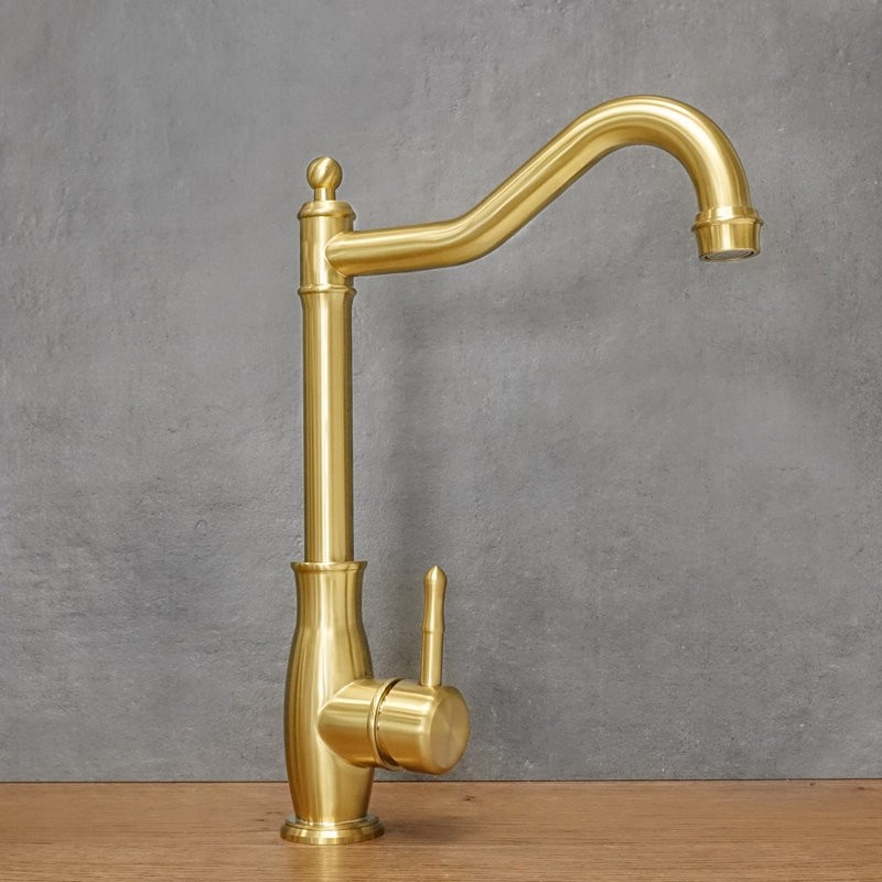 Belfry Kitchen Kitchen Faucet, Gold