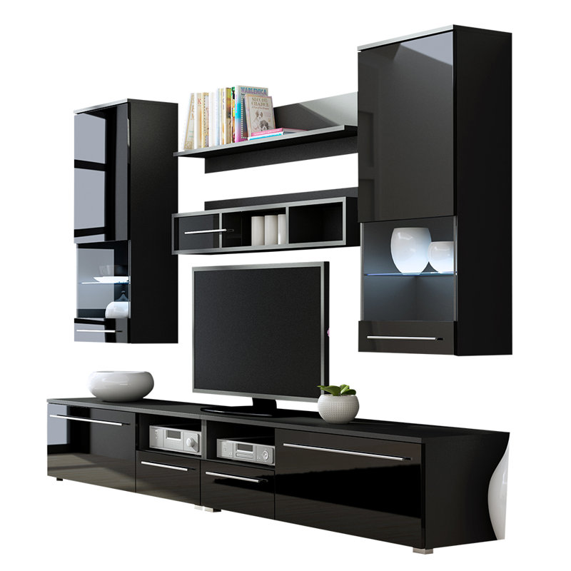 Mandley Unfinished Floating Entertainment Centre for TVs up to 88"