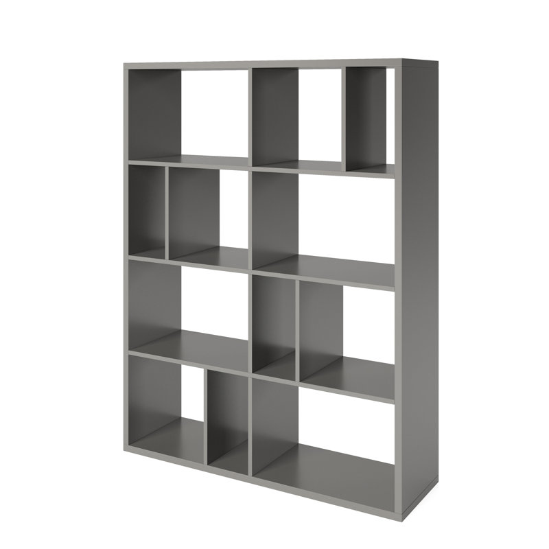Elvia 147cm H Standard Bookcase, Black