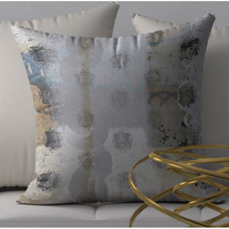 Housse de coussin carrée arôme connaisseur/insert, 18" x 18"