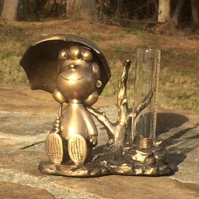 Lucy Snoopy Peanuts Rain Gauge