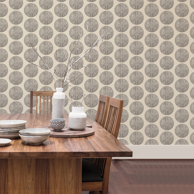 Riviera 10m x 53cm Paste the Wall Wallpaper Roll, Monochrome