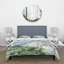 Mountain Top In The Clouds - Ensemble de housse de couette traditionnel - Microfibre de polyester-66392231