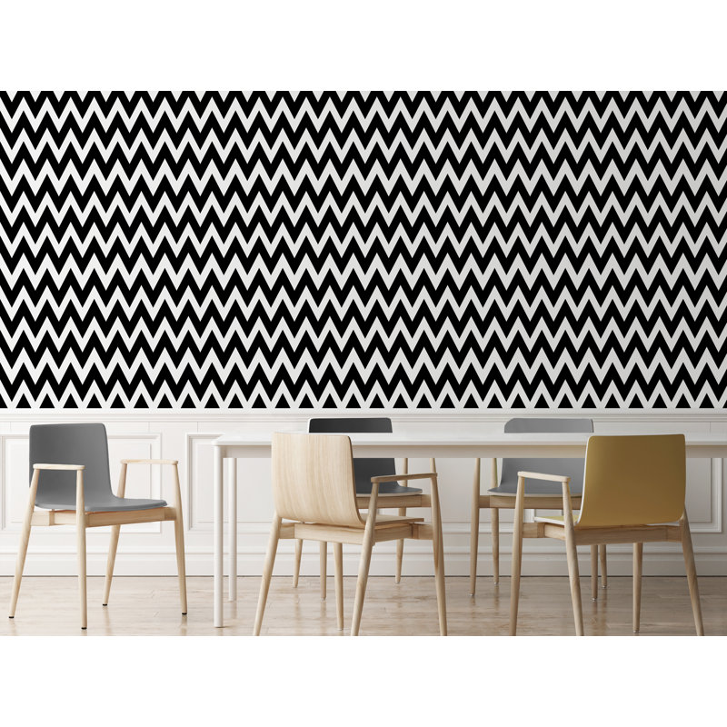 Caliopa Peel & Stick Chevron Tile, 8' L x 24" W