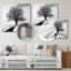 Vierge - arbre, impression murale monochrome-106101966-106101967