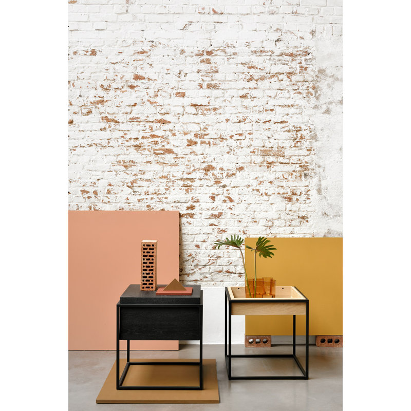 Monolit 1 - Drawer Nightstand, Black/Black