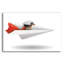  «Papier avion» par John Hovenstine, art mural en verre acrylique, 24 po x 16 po-113531931