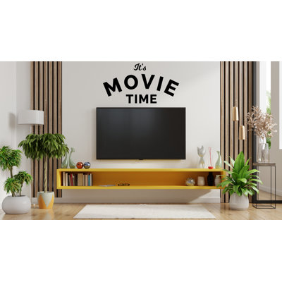 Décalcomanie murale, c'est le cinéma, décor de salle de cinéma, vinyle autocollant de salle familiale, décor de salle de jeu, art mural, décoration murale 303LU