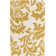 Fabriqué à la main à motif floral doré/blanc cassé Tapis décoratif