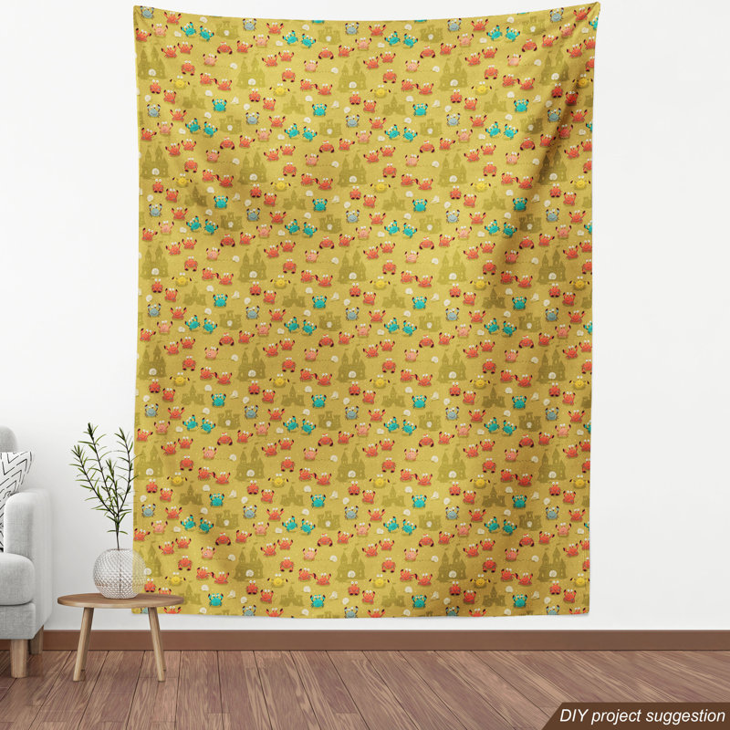 Tissu crabes, H 36 po x l 58 po x P 1 po