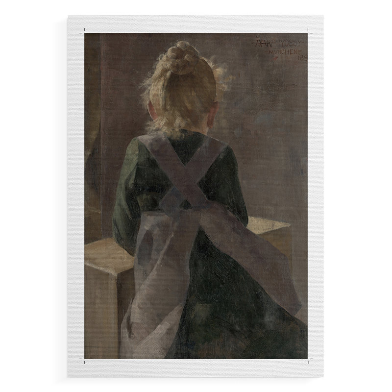 Imprimé animalier rétro XLIV - reproduction de toile seulement - non encadrée, H 18 po x l 12 po