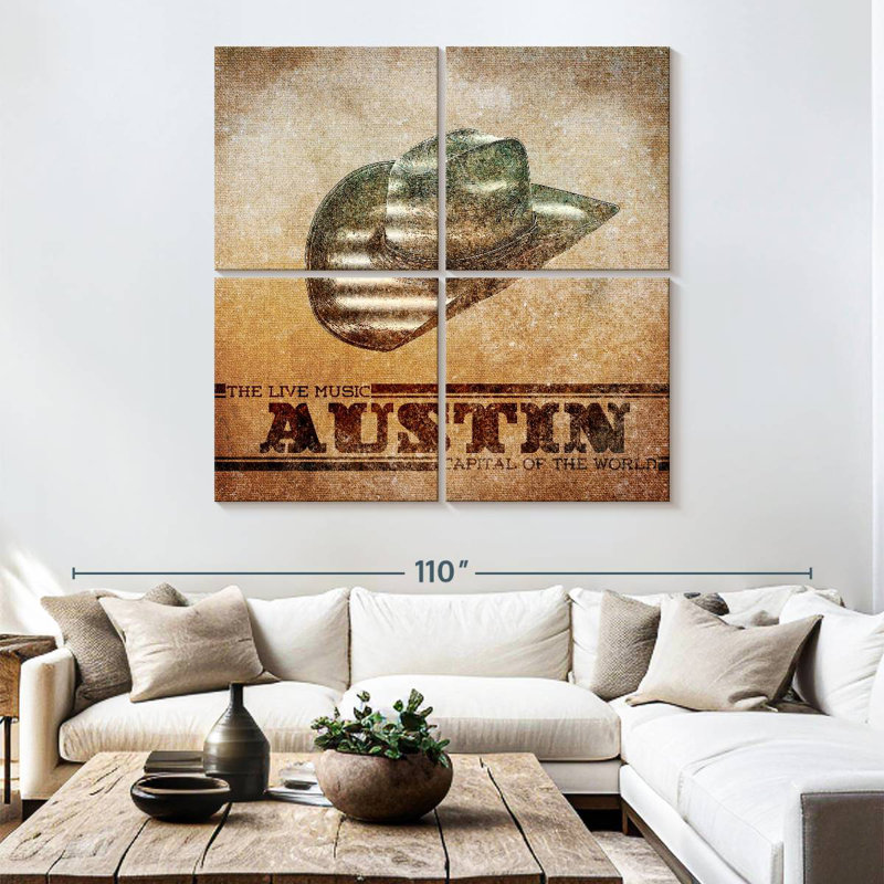 Lelar Cowboy Austin, 74'' H x 74'' W