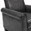 Fauteuil d'appoint rembourré en similicuir Deundria Comfy-747618138