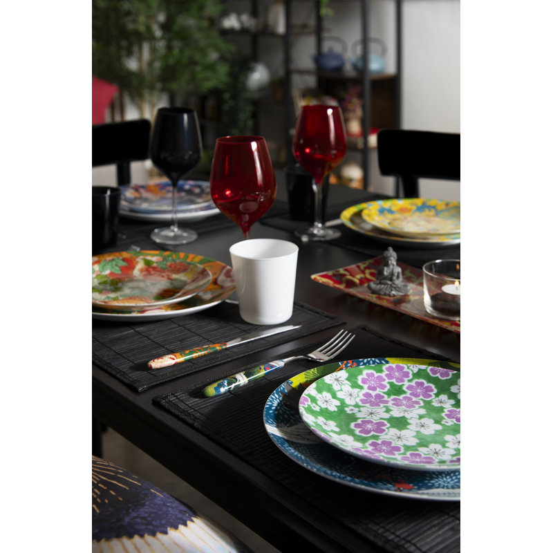 La Via Della Seta Piece Porcelain Dinnerware Set - Service for 6