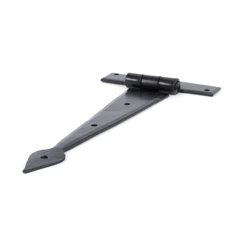 Pair Door Hinges, Black, 12.2cm H x 23cm W x 1.6cm D