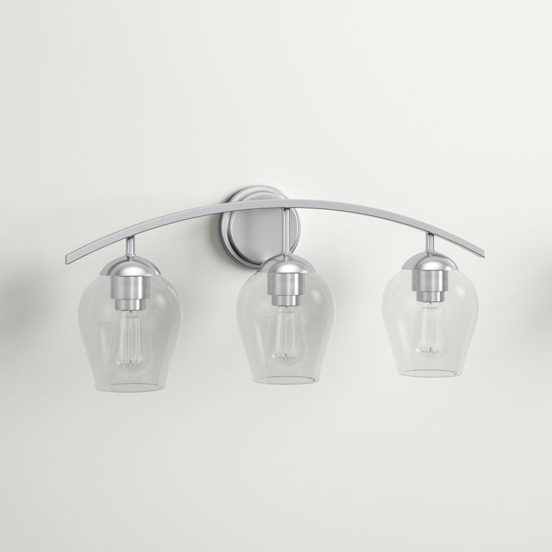 Layfield 3 - Light Dimmable Vanity Light, Brushed Nickel