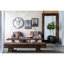 Miroir industriel mural en métal 31,5 x 0,7 x 31,5 po, noir, 15,8 lb, 31,5 x 0,7 x 31,5 po, 15,8 lb