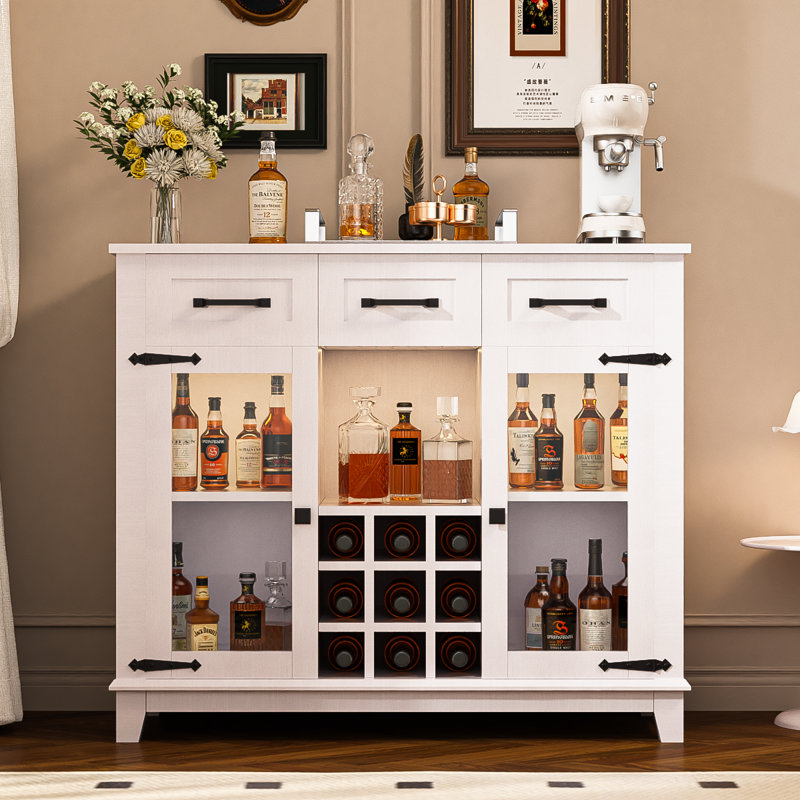 Bar ferme avec rangement Farmhouse