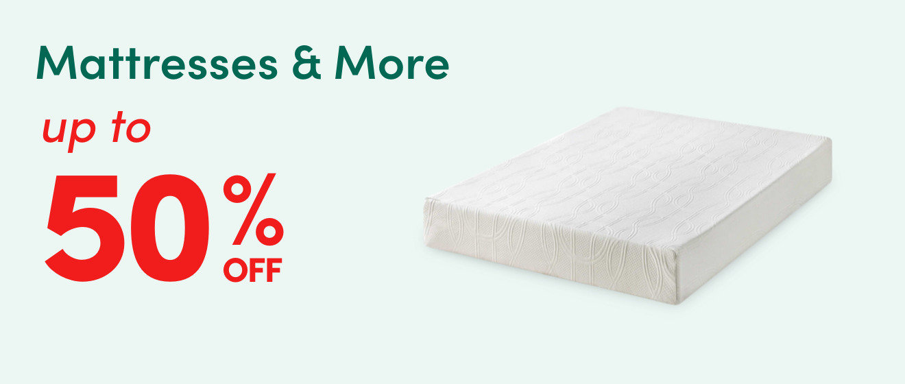 Mattresses & More up to 50% off