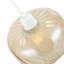 14 cm H Round Glass Lamp Shade ( Slip-On ) in Gold