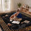 Tapis noir / gris / ivoire / beige Monaco Series-766978693