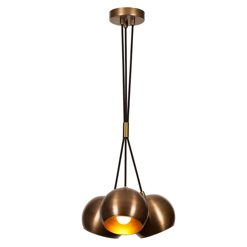 Lustre en dôme à 3 lumières Camela