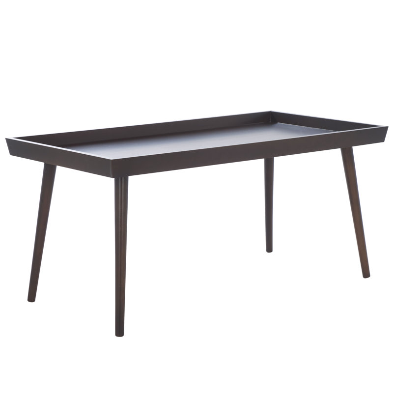 Table basse 4 pieds Brycine, Chocolat noir