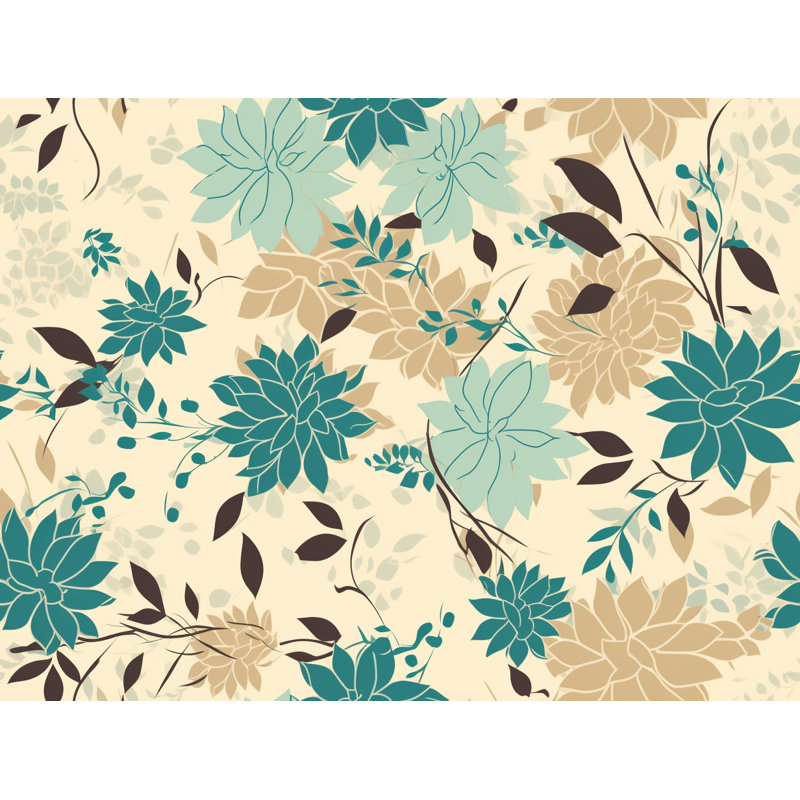 Floral Aviona Bedding, Twin Duvet Cover