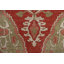 Tapis rouge en laine noué à la main de conception unique 7 pi 0 po x 9 pi 9 po New Age