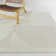 Tapis crème à motif géométrique moderne Mensa