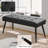 40'' Wide Modern Upholstered Tufted Entryway Bench with Metal Legs-1608001016-1607385566