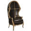 Sabine Leather Balloon Chair
