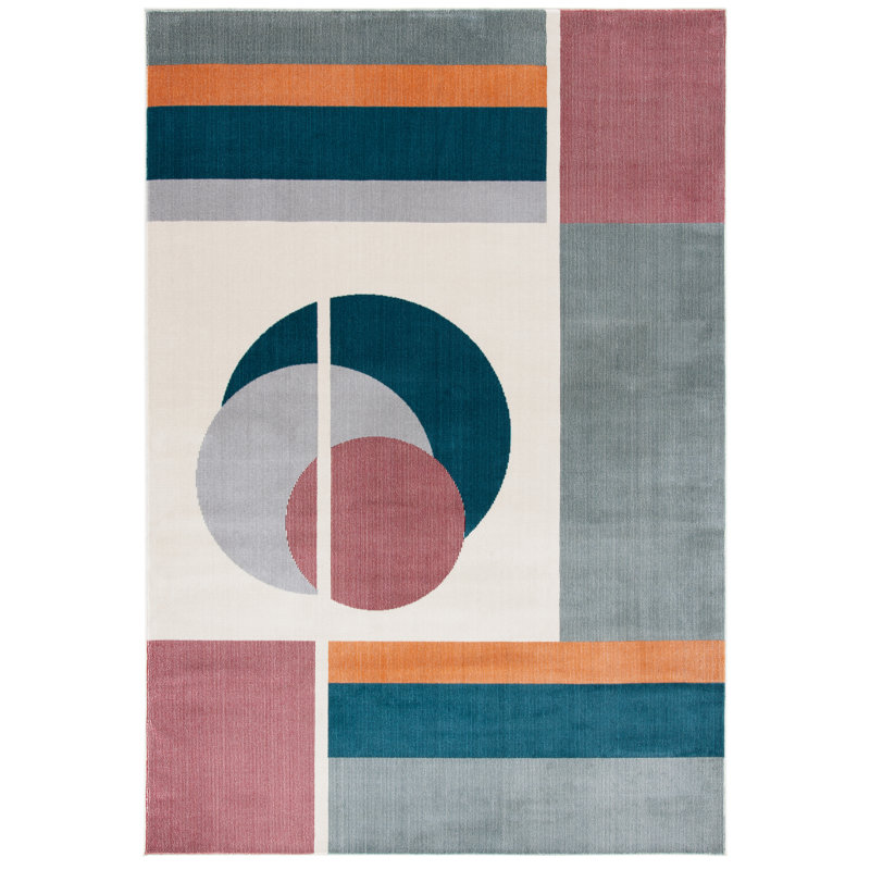 Tapis géométrique Honeycutt 300 Performance, Rectangle 9 pi x 12 pi