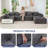 Boneless U Shaped Modular Sectional Sofa Couch-823979323-823979316