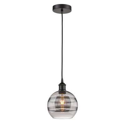 Luminaire suspendu 1 lumière Edison Bienes-616-G556