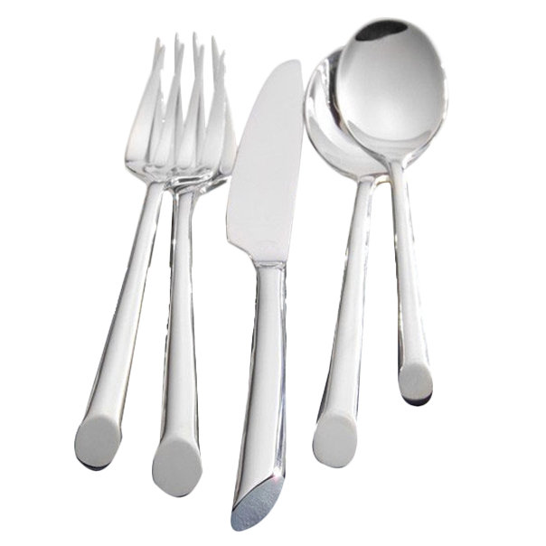 Towle Living Wave 42-Piece Forged Stainless Steel Flatware Set, Service for 8