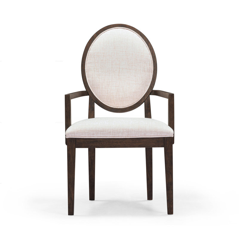 Goeffrey Dark Brown And Beige Armchair