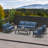 Arnhildur Aluminum 7 - Person 5 Piece Sofa Seating Group with Cushions-638053362