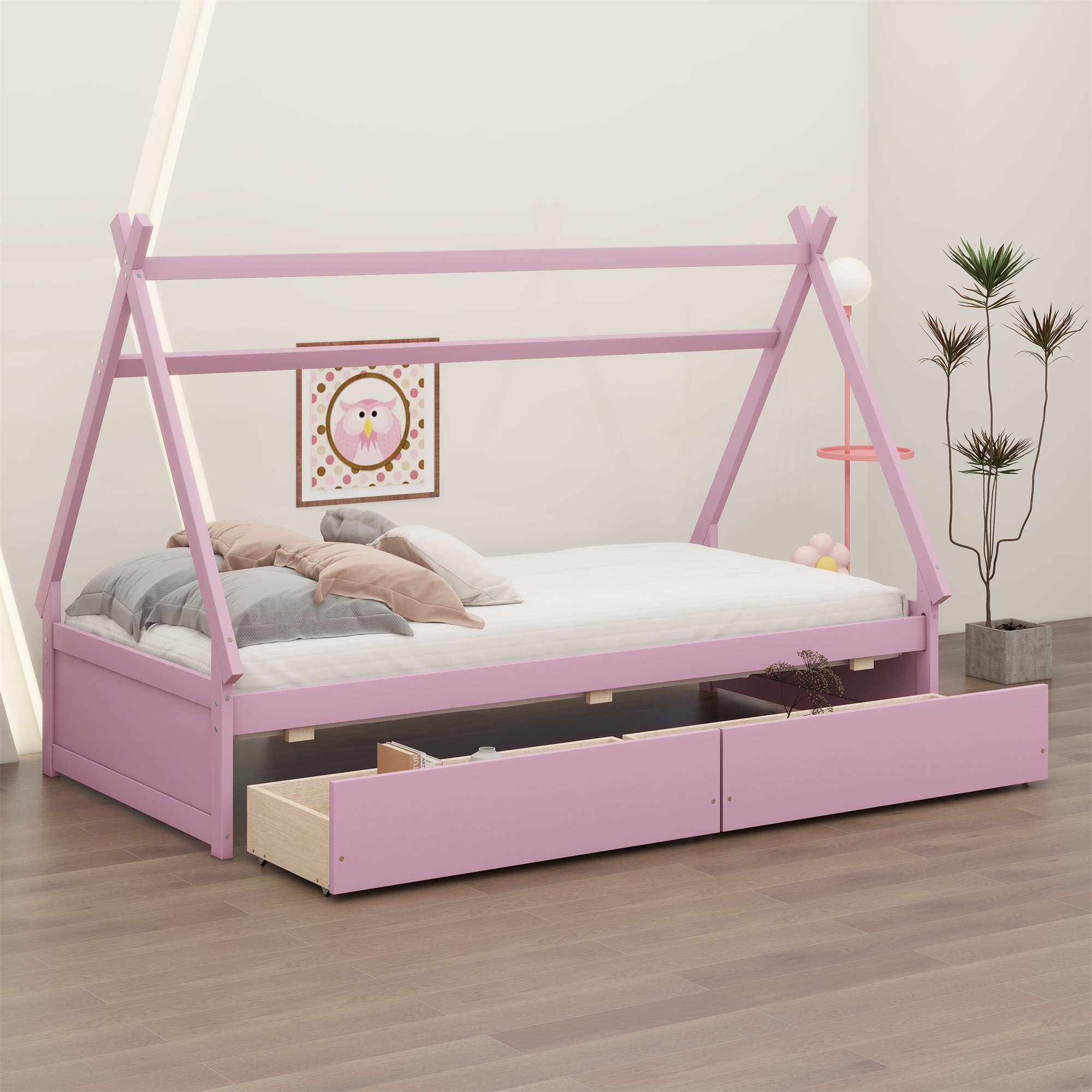 Harper Orchard Aizzaddin Slat Storage Bed | Wayfair