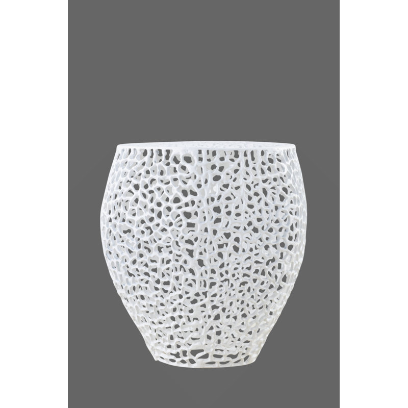 Table d'appoint dorée, Blanc