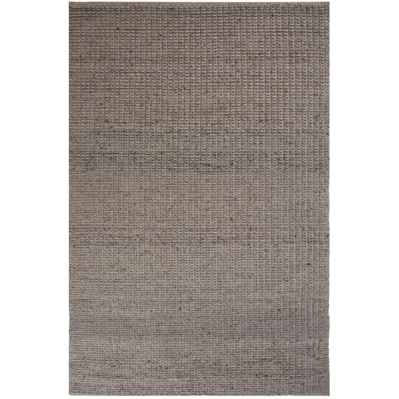 Tapis 100% laine tissé à la main, Rectangle 5 pi x 7 pi 6 po