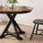 Sterling 45W Transitional Round Trestle Dining Table-105887098