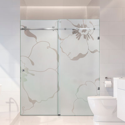 Portes de verre sans cadre de 62 po x H 80 po