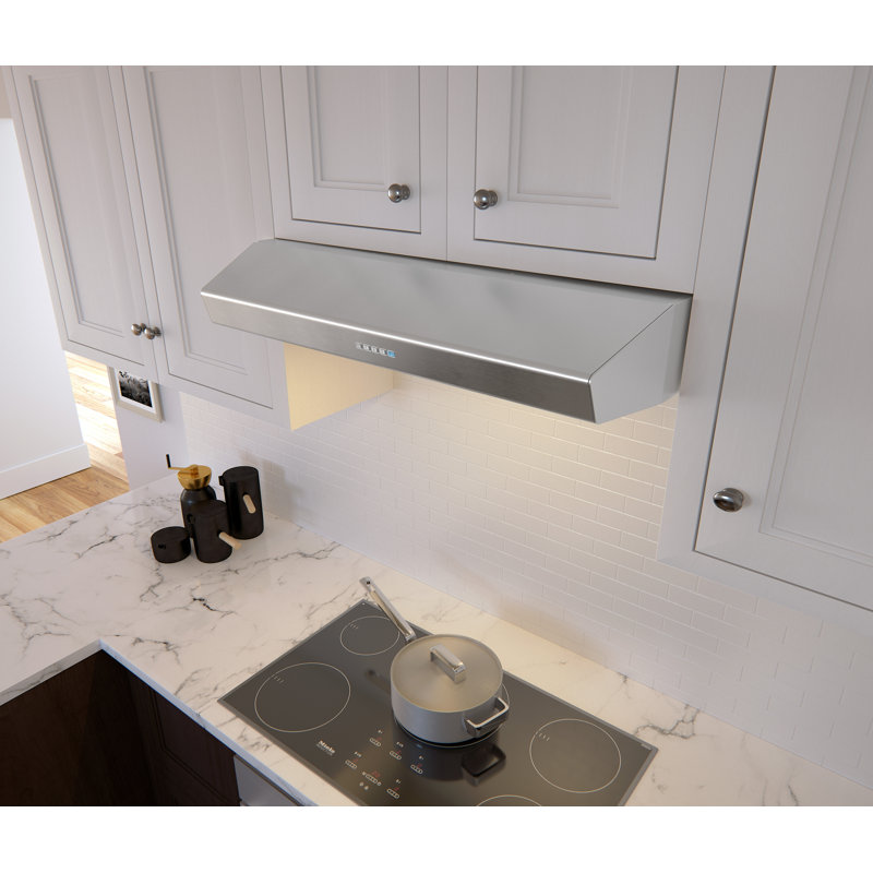 Zephyr Breeze II 36 in. 400 CFM Under Cabinet Range Hood with LED Lights, Stainless