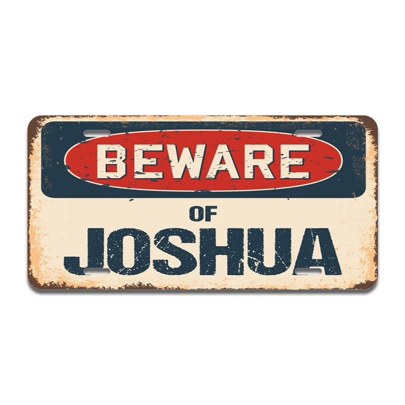 Cadre en aluminium Beware of Joshua