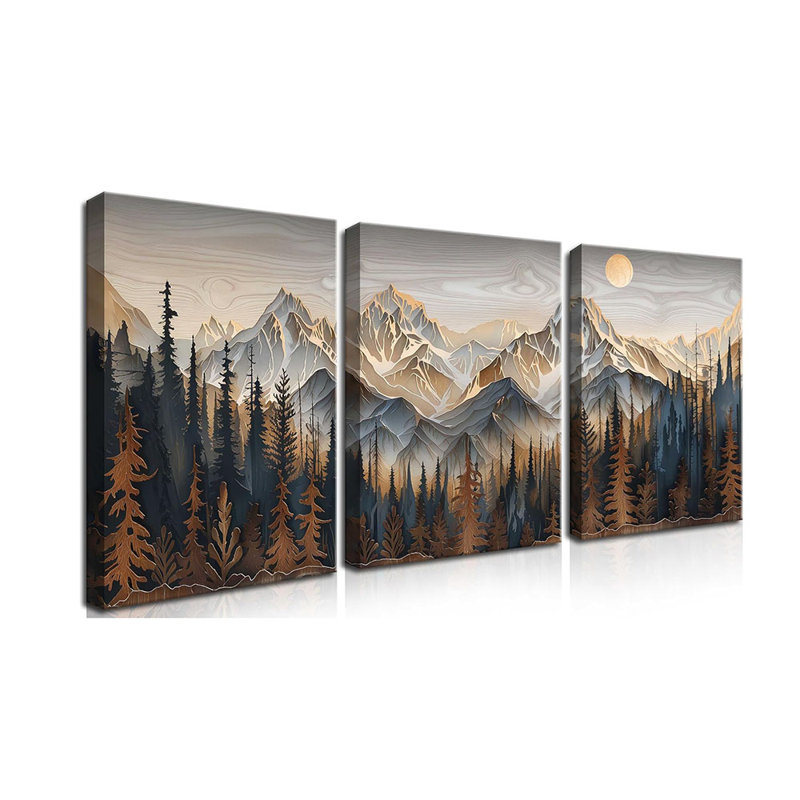 3 Piece Wrapped Canvas Print