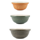 In The Forest Earthenware 3 Piece Nested Mixing Bowl Set