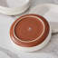 6-Piece White Sesame Glaze Ceramic Pasta Bowl Set, Ombre Gradient & Curved Architectural Rim, Modern Tableware-120343104