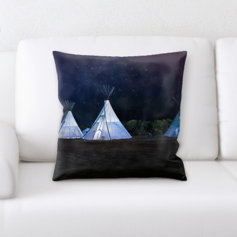 Microsuede Throw Pillow